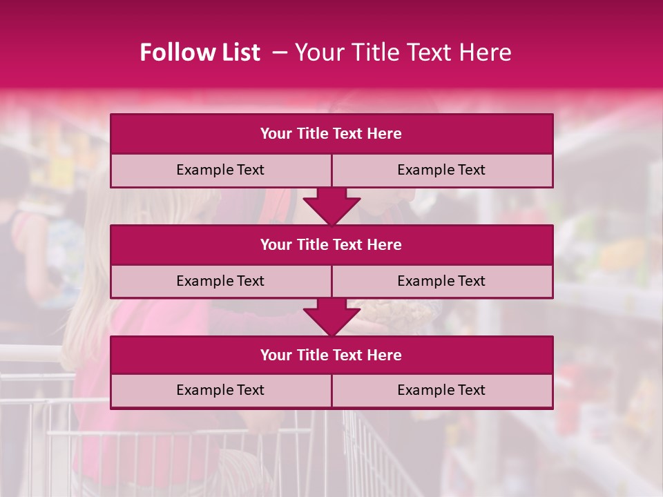 Female Young People PowerPoint Template
