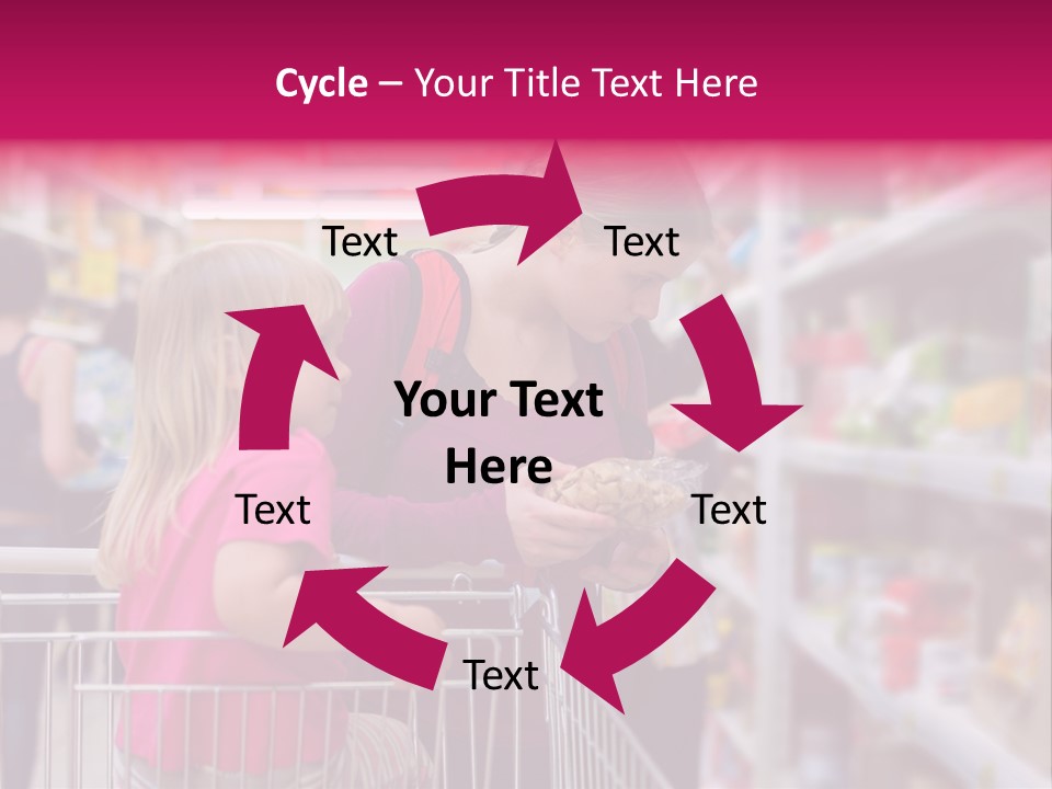 Female Young People PowerPoint Template