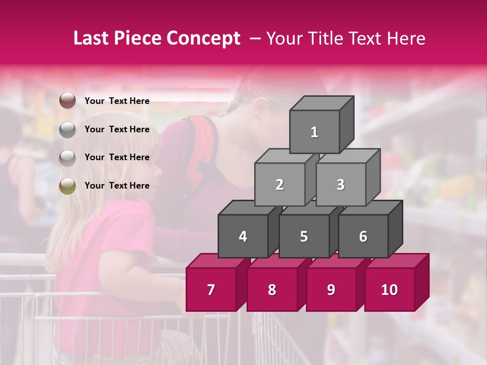 Female Young People PowerPoint Template