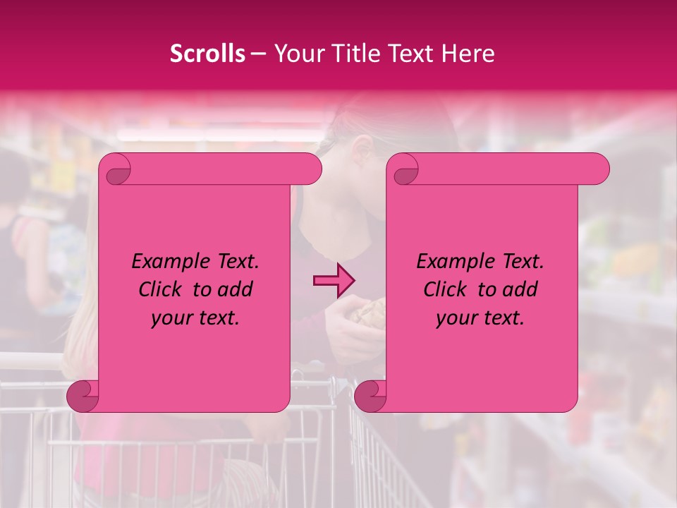 Female Young People PowerPoint Template