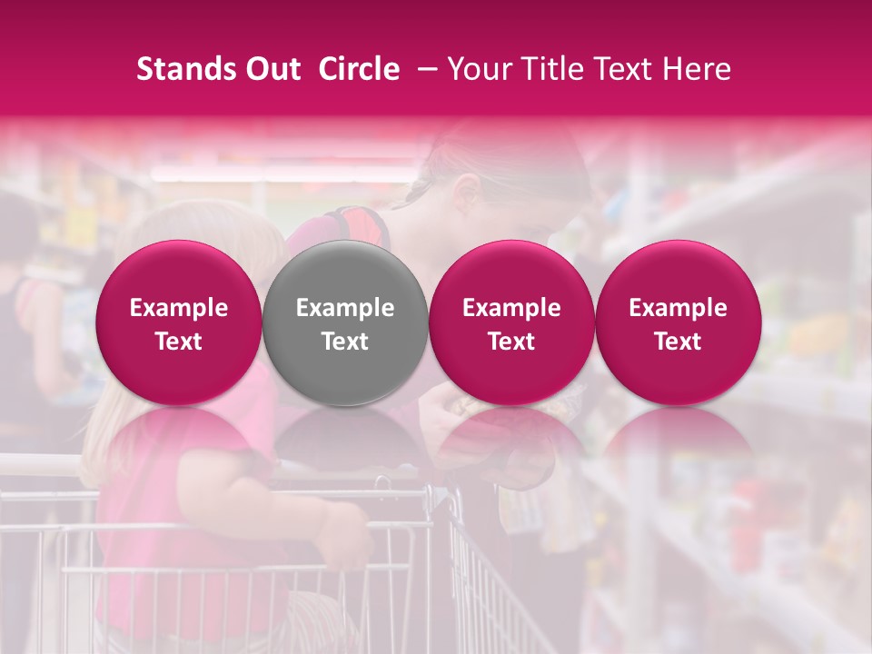 Female Young People PowerPoint Template