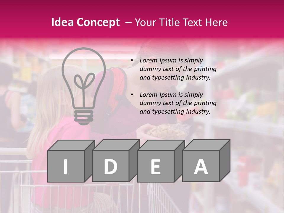 Female Young People PowerPoint Template