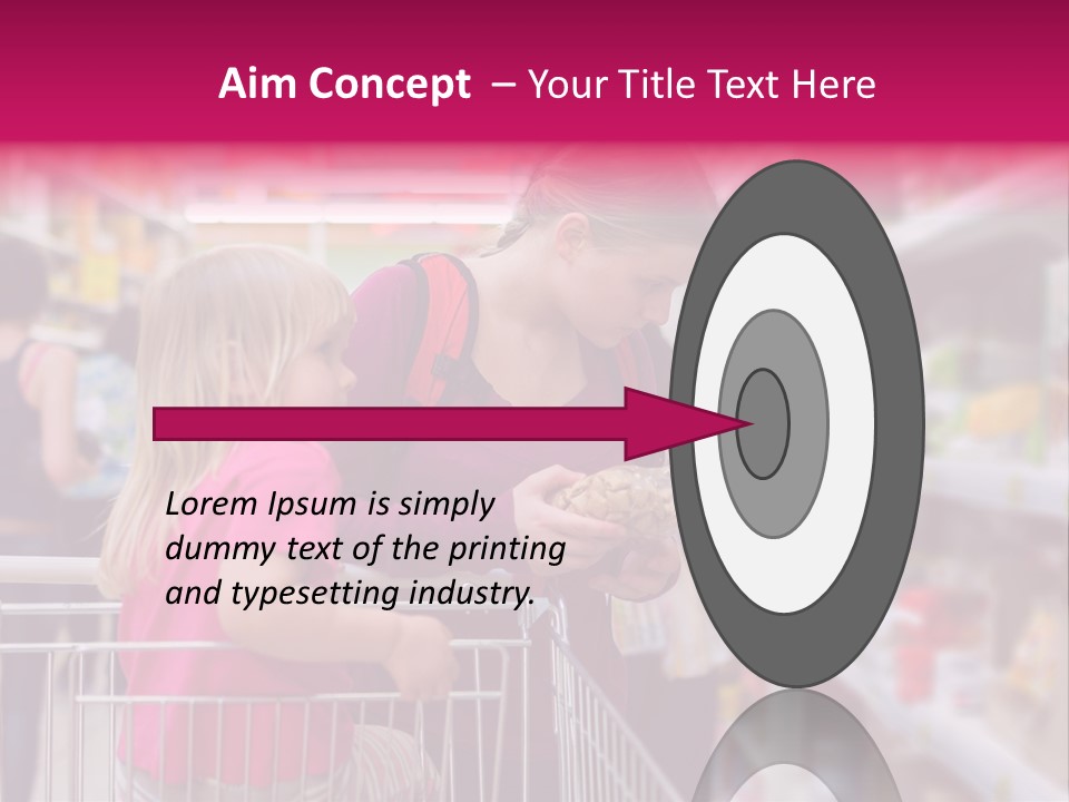 Female Young People PowerPoint Template