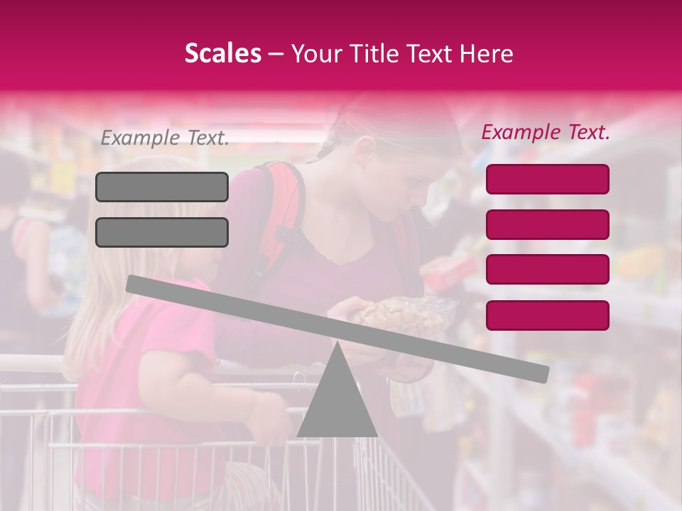 Female Young People PowerPoint Template