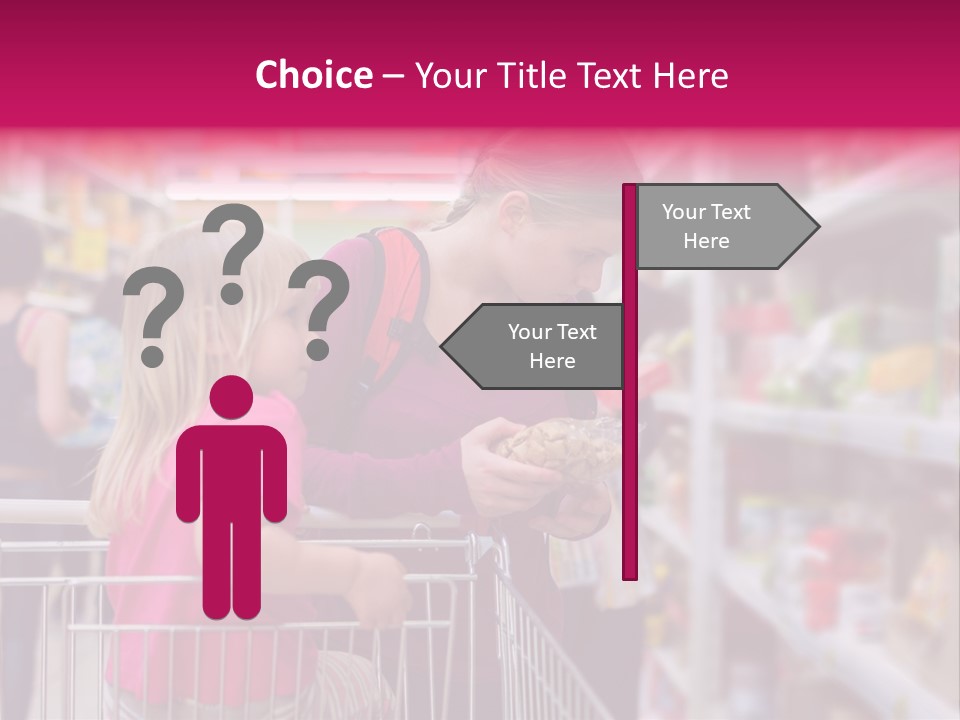 Female Young People PowerPoint Template