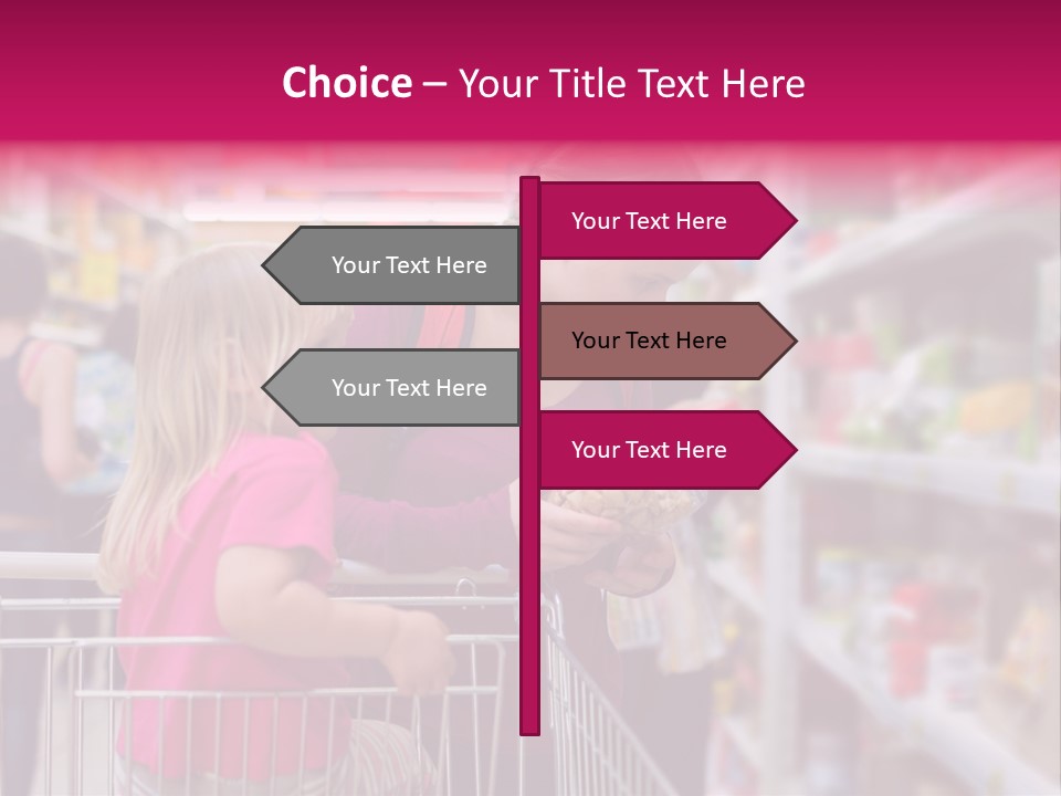 Female Young People PowerPoint Template