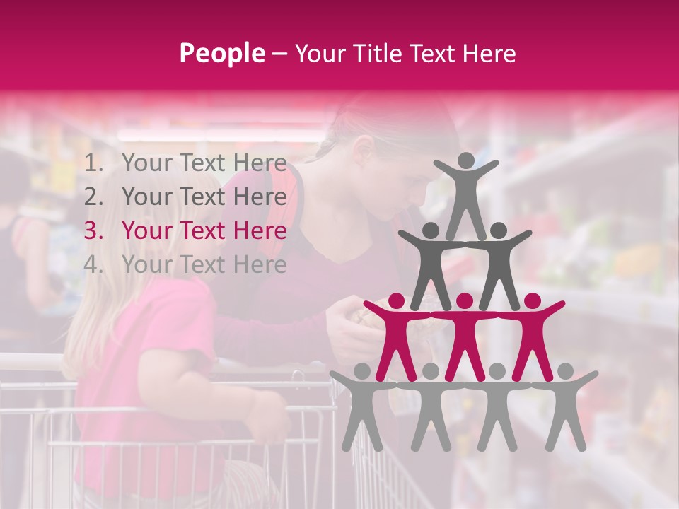 Female Young People PowerPoint Template