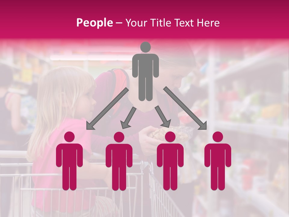 Female Young People PowerPoint Template