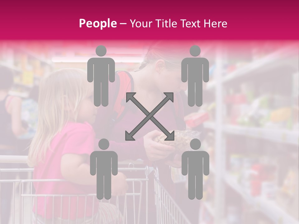 Female Young People PowerPoint Template