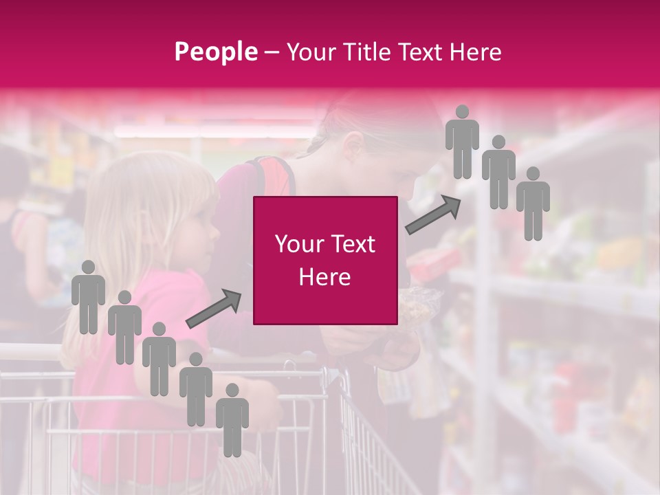 Female Young People PowerPoint Template