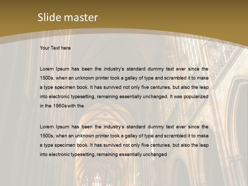 Construction Old Religious PowerPoint Template