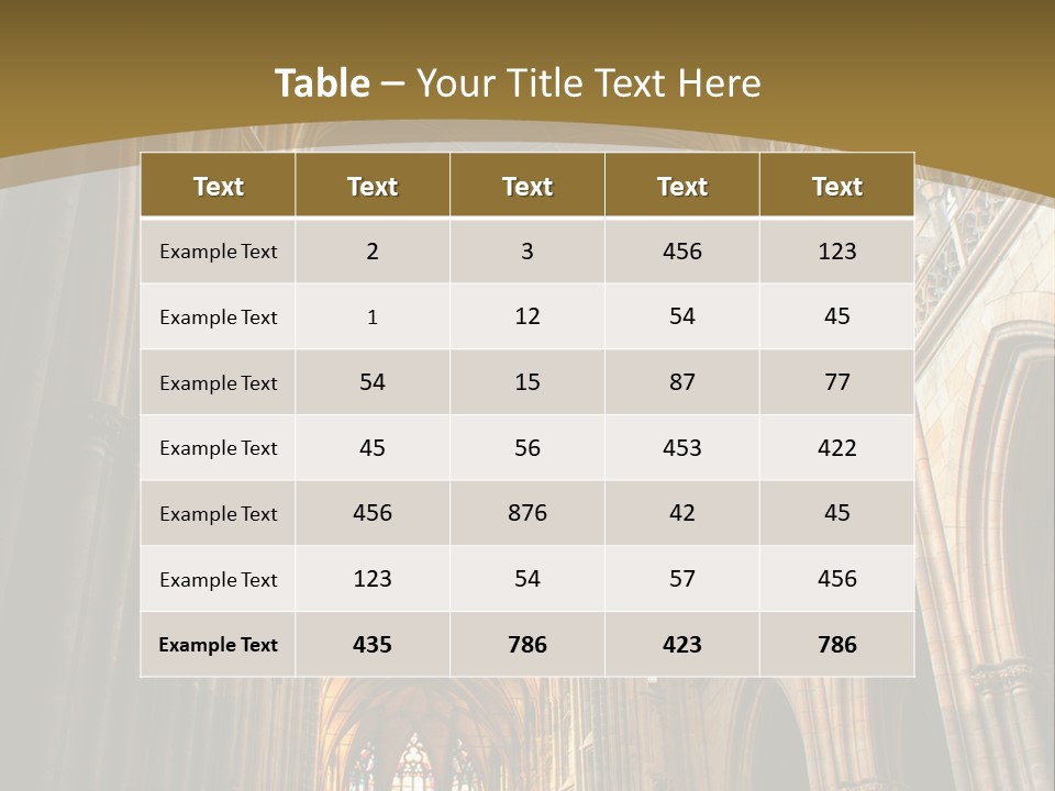 Construction Old Religious PowerPoint Template