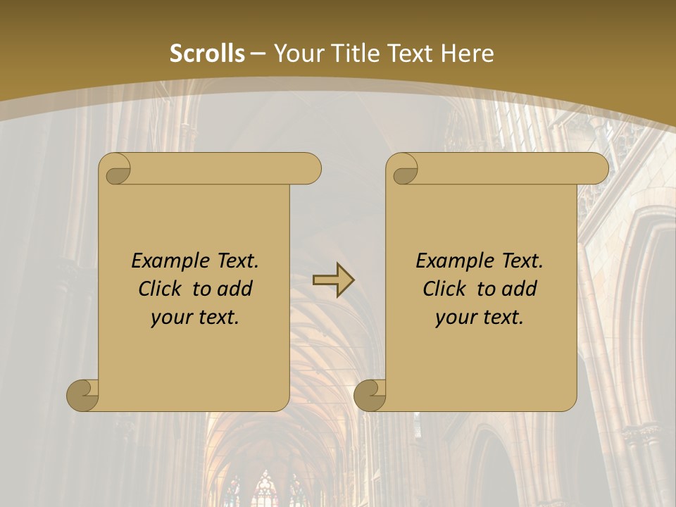 Construction Old Religious PowerPoint Template