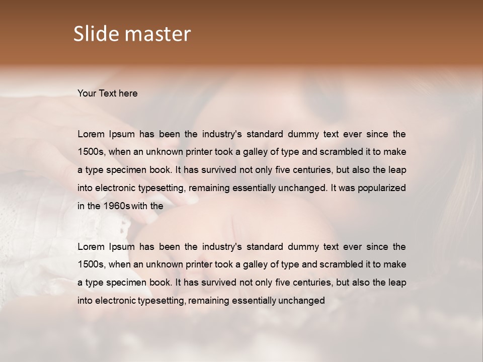 Care Peaceful New PowerPoint Template