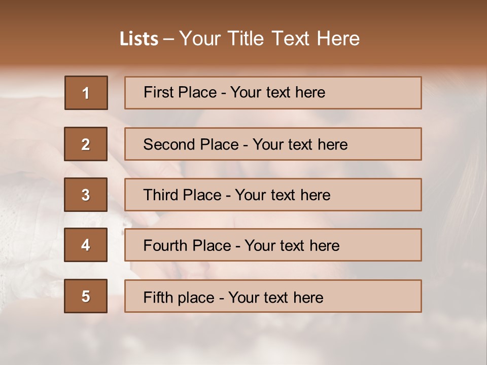 Care Peaceful New PowerPoint Template