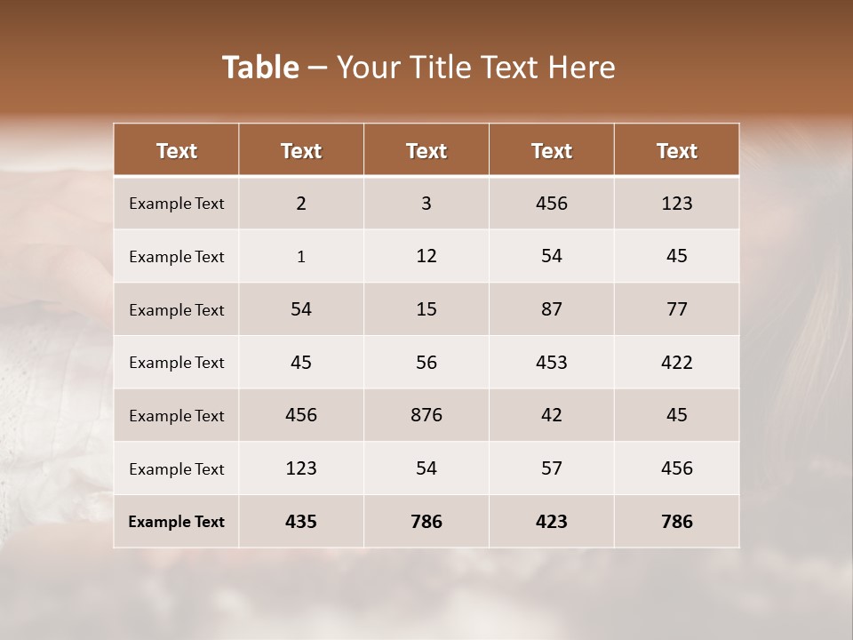 Care Peaceful New PowerPoint Template