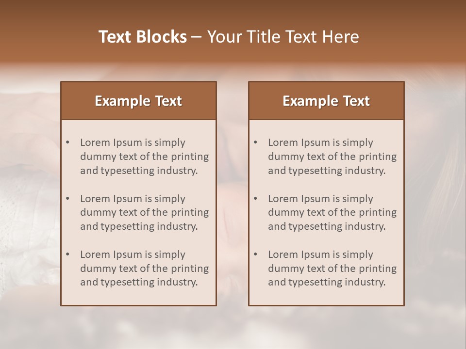 Care Peaceful New PowerPoint Template
