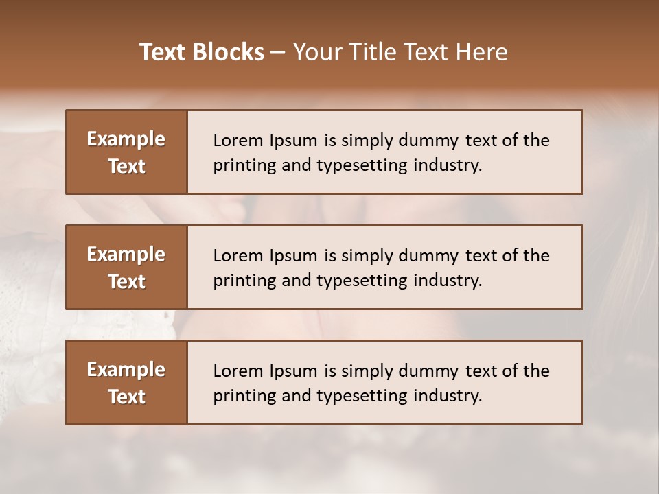 Care Peaceful New PowerPoint Template