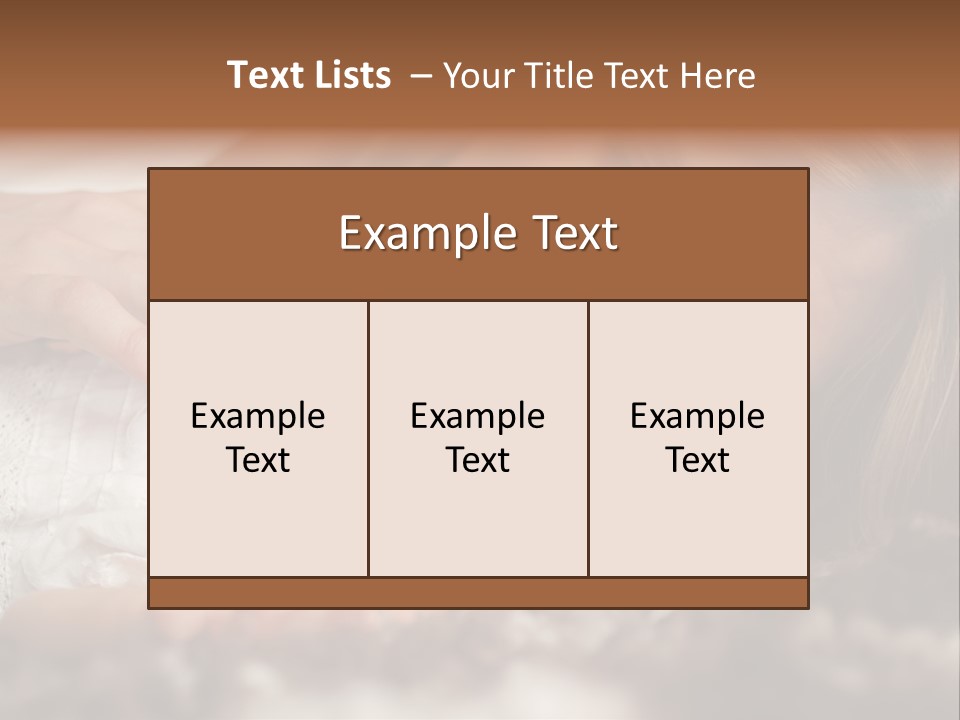 Care Peaceful New PowerPoint Template