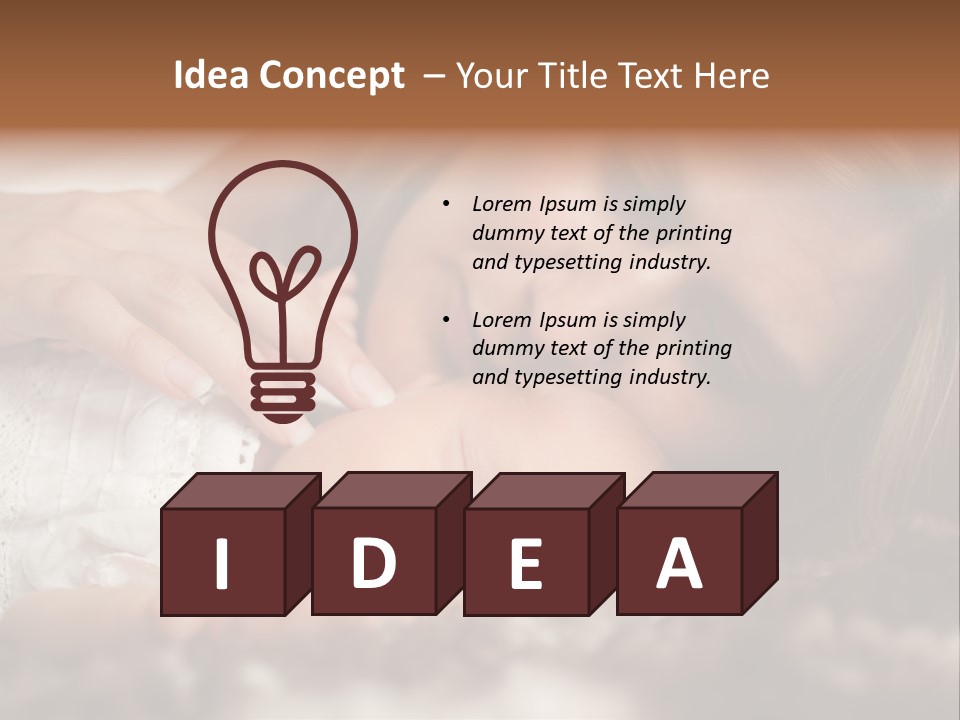 Care Peaceful New PowerPoint Template