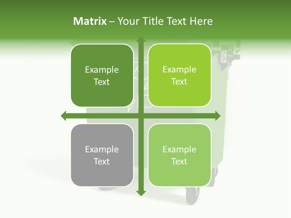 Litter Container Dustbin PowerPoint Template