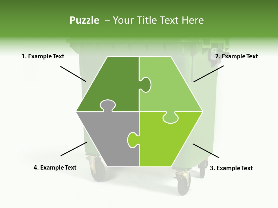 Litter Container Dustbin PowerPoint Template