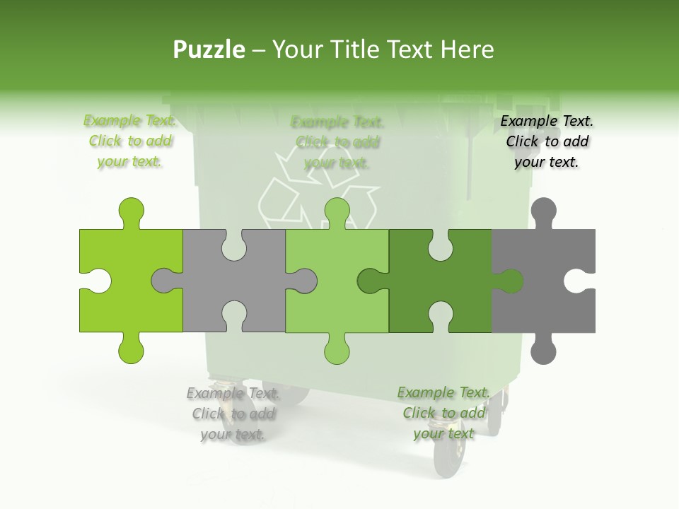 Litter Container Dustbin PowerPoint Template