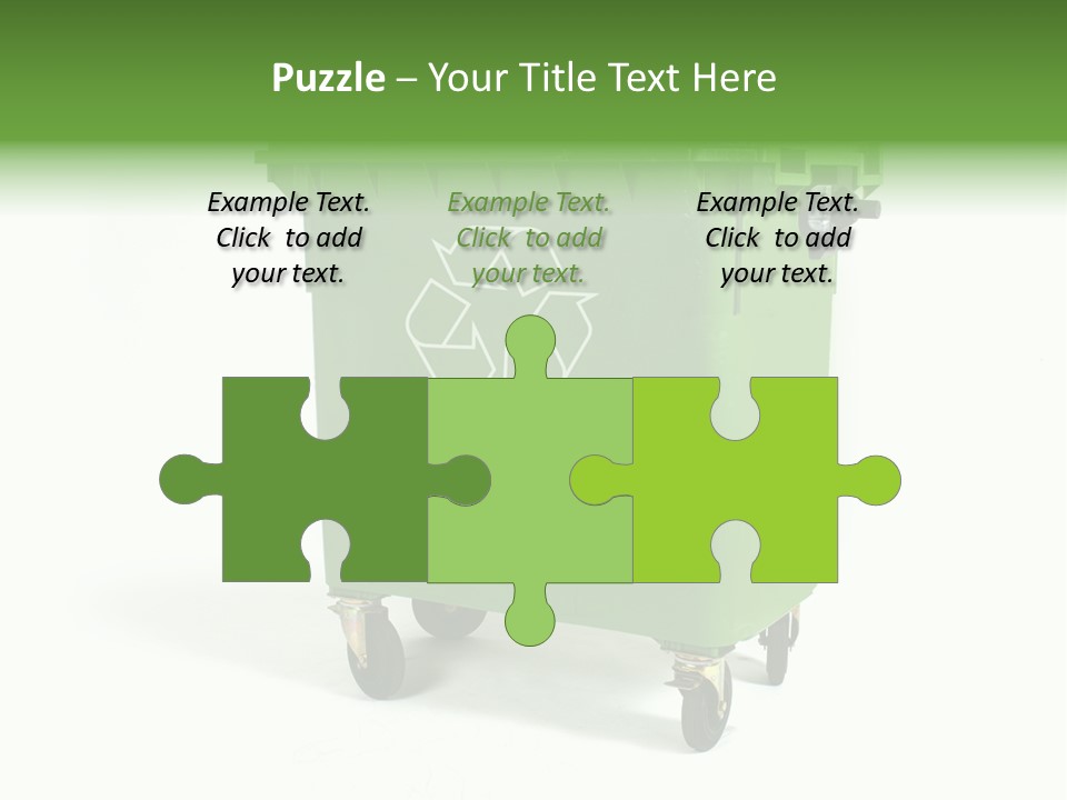 Litter Container Dustbin PowerPoint Template