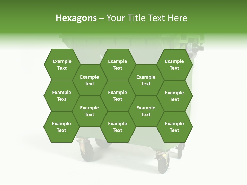 Litter Container Dustbin PowerPoint Template