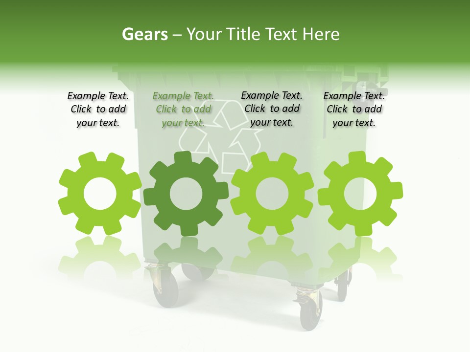 Litter Container Dustbin PowerPoint Template