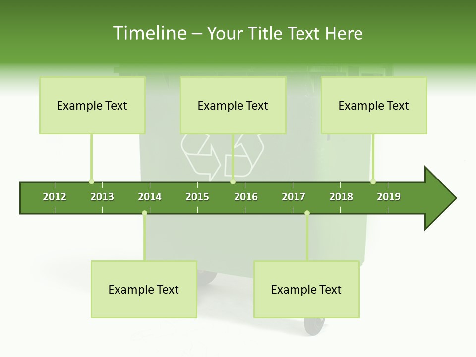 Litter Container Dustbin PowerPoint Template