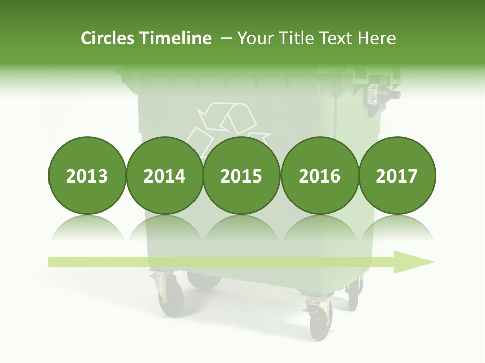 Litter Container Dustbin PowerPoint Template