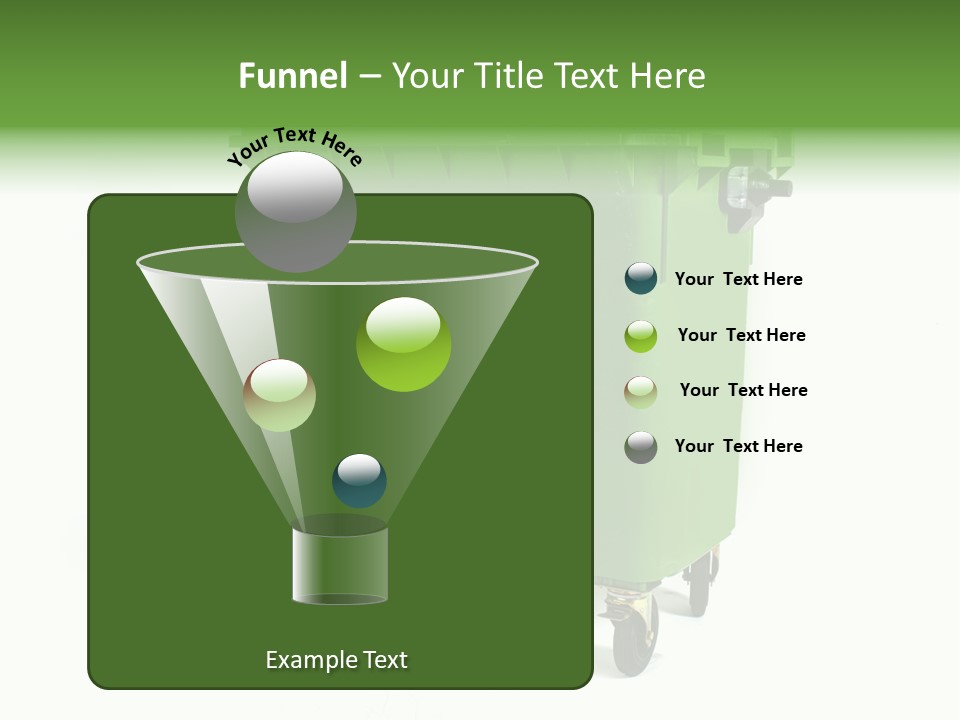 Litter Container Dustbin PowerPoint Template