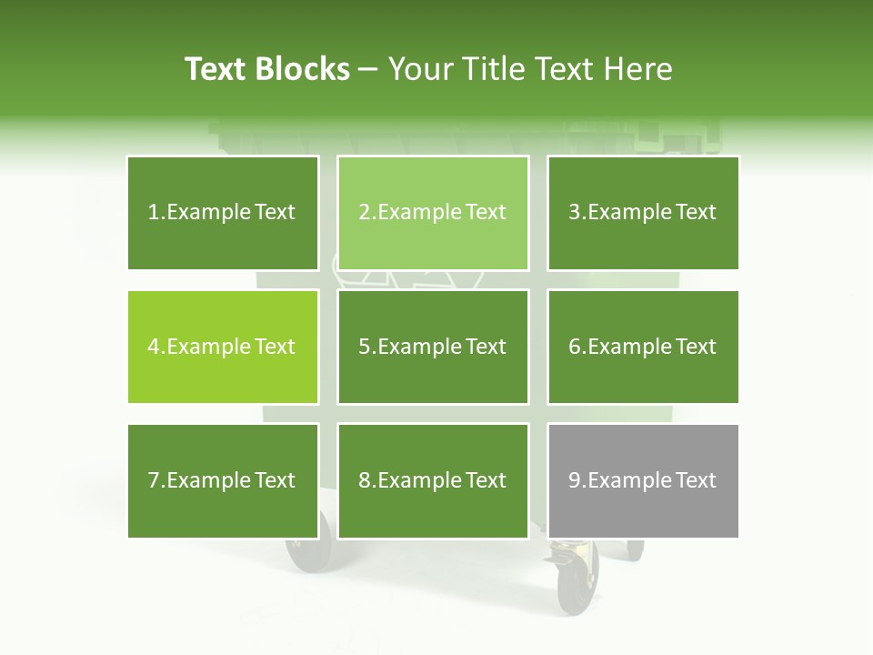Litter Container Dustbin PowerPoint Template