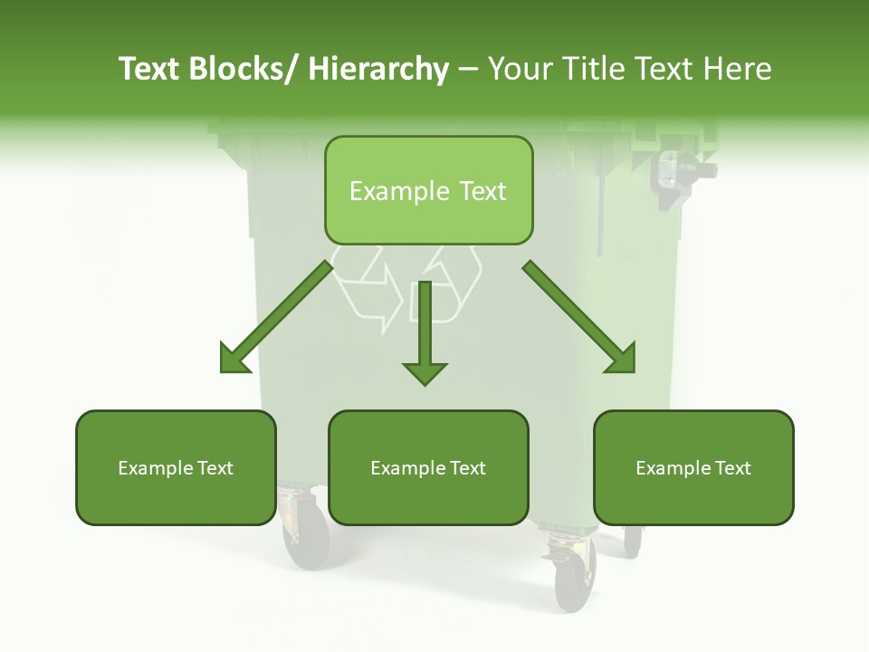 Litter Container Dustbin PowerPoint Template