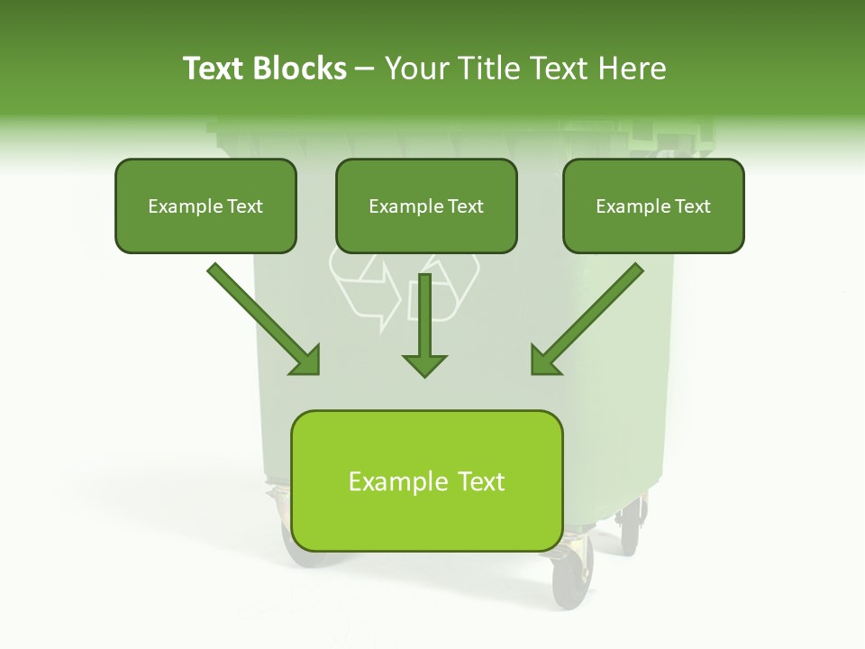 Litter Container Dustbin PowerPoint Template