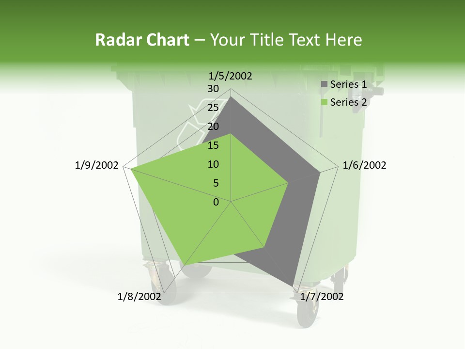 Litter Container Dustbin PowerPoint Template