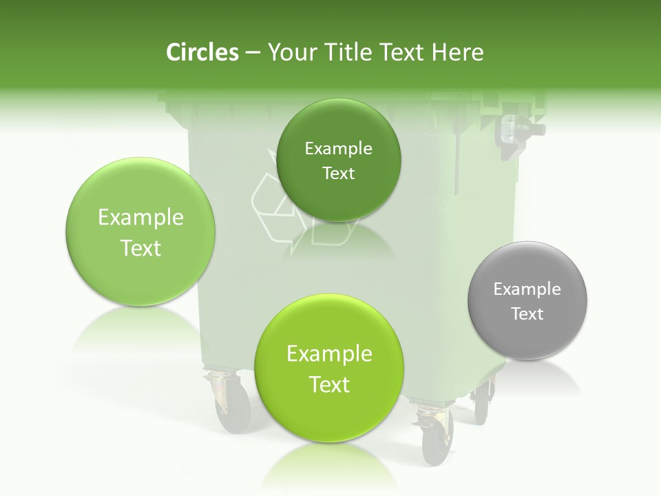 Litter Container Dustbin PowerPoint Template