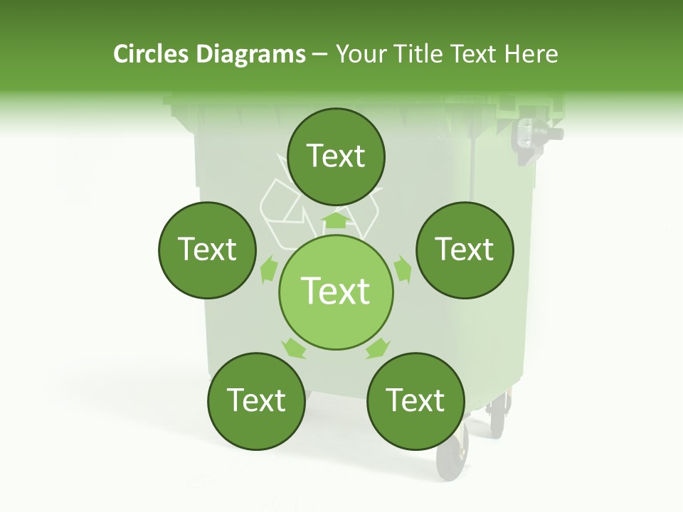 Litter Container Dustbin PowerPoint Template