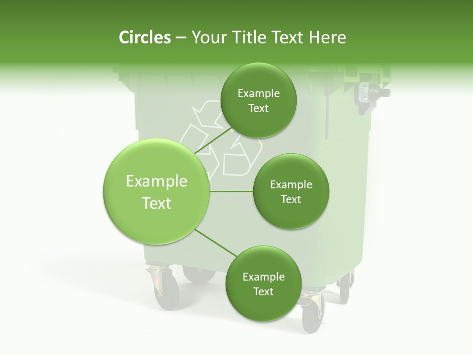 Litter Container Dustbin PowerPoint Template