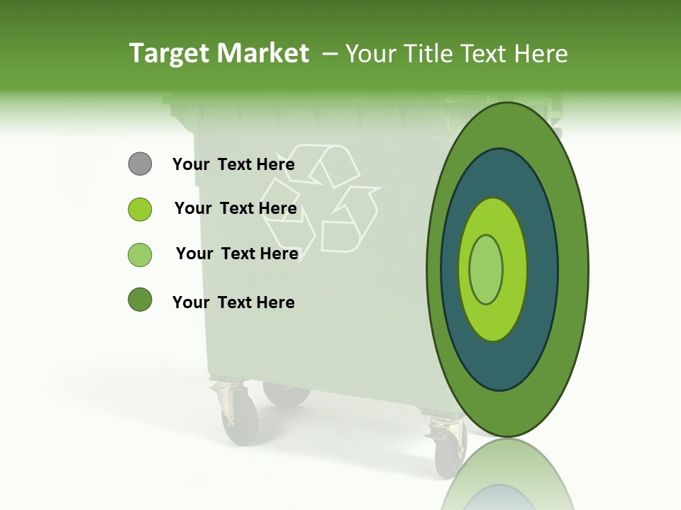 Litter Container Dustbin PowerPoint Template