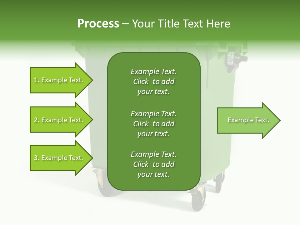 Litter Container Dustbin PowerPoint Template