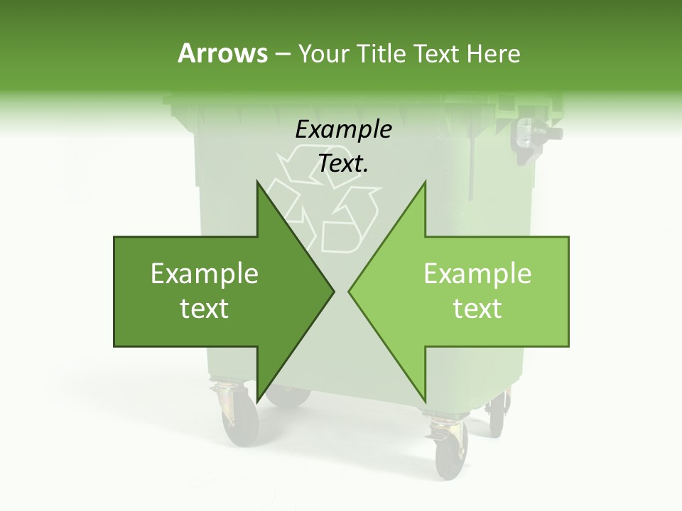 Litter Container Dustbin PowerPoint Template