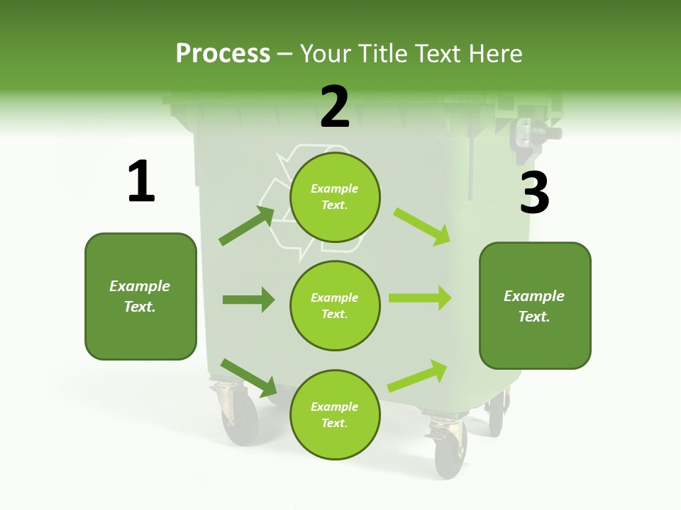 Litter Container Dustbin PowerPoint Template