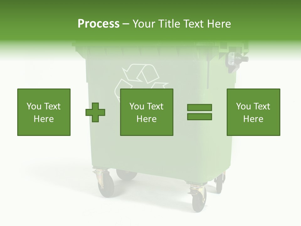 Litter Container Dustbin PowerPoint Template