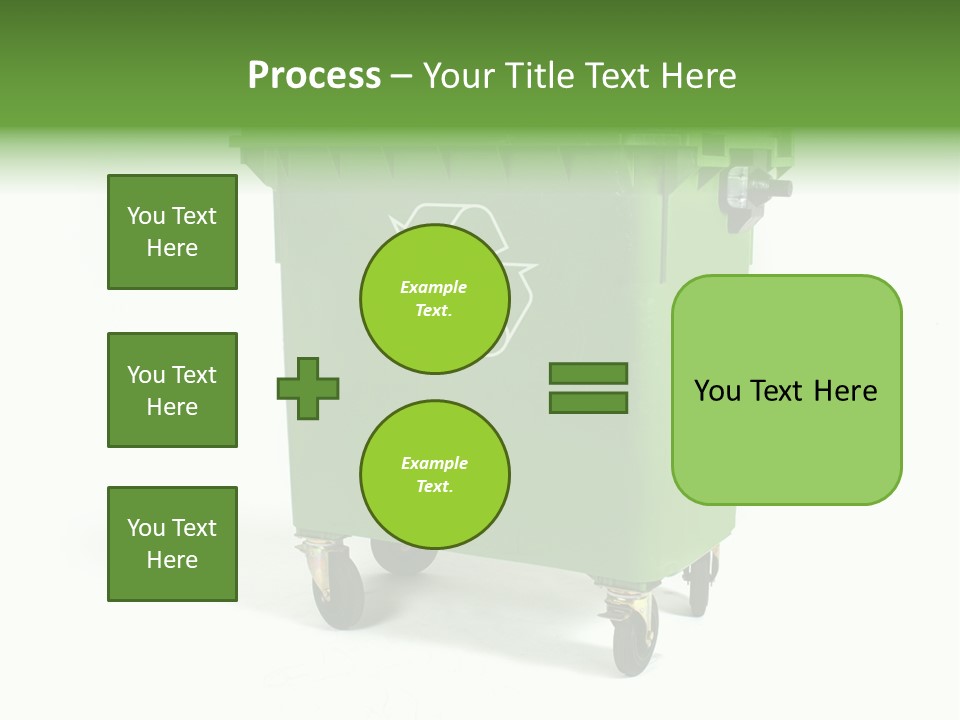 Litter Container Dustbin PowerPoint Template