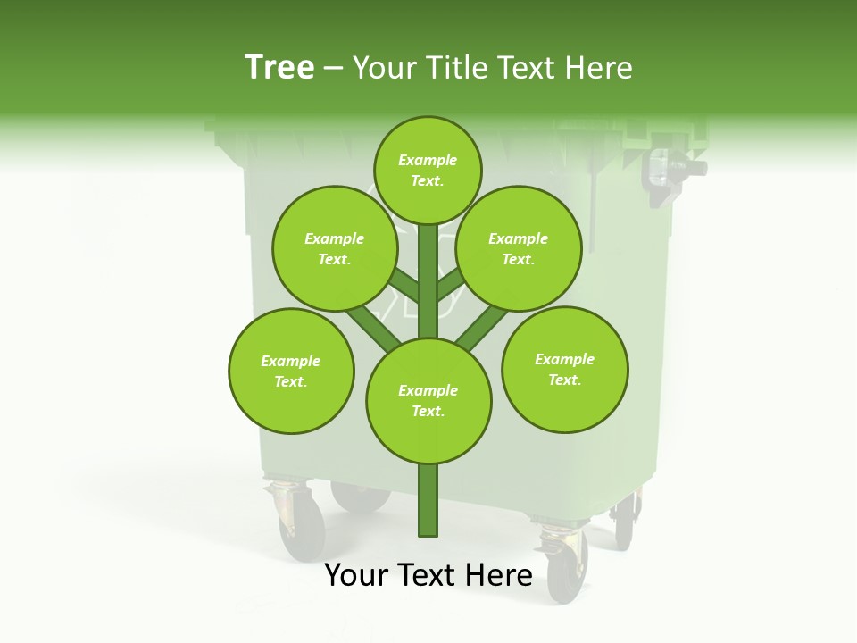 Litter Container Dustbin PowerPoint Template