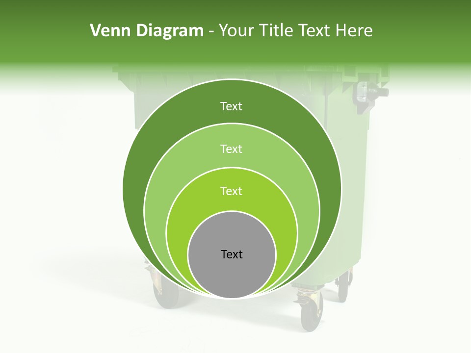 Litter Container Dustbin PowerPoint Template