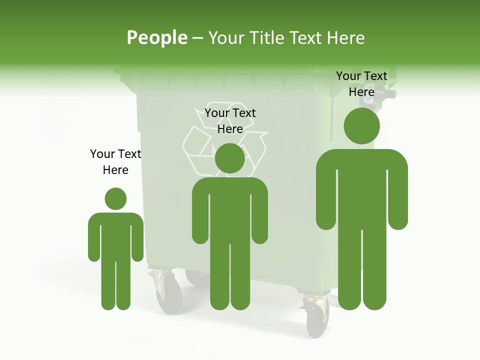 Litter Container Dustbin PowerPoint Template