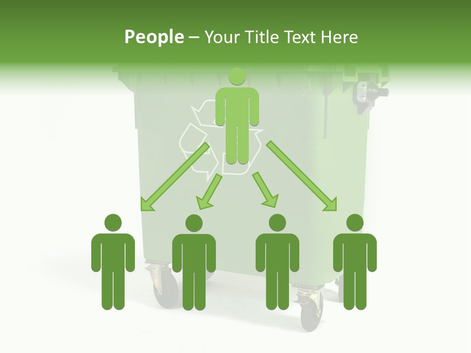 Litter Container Dustbin PowerPoint Template